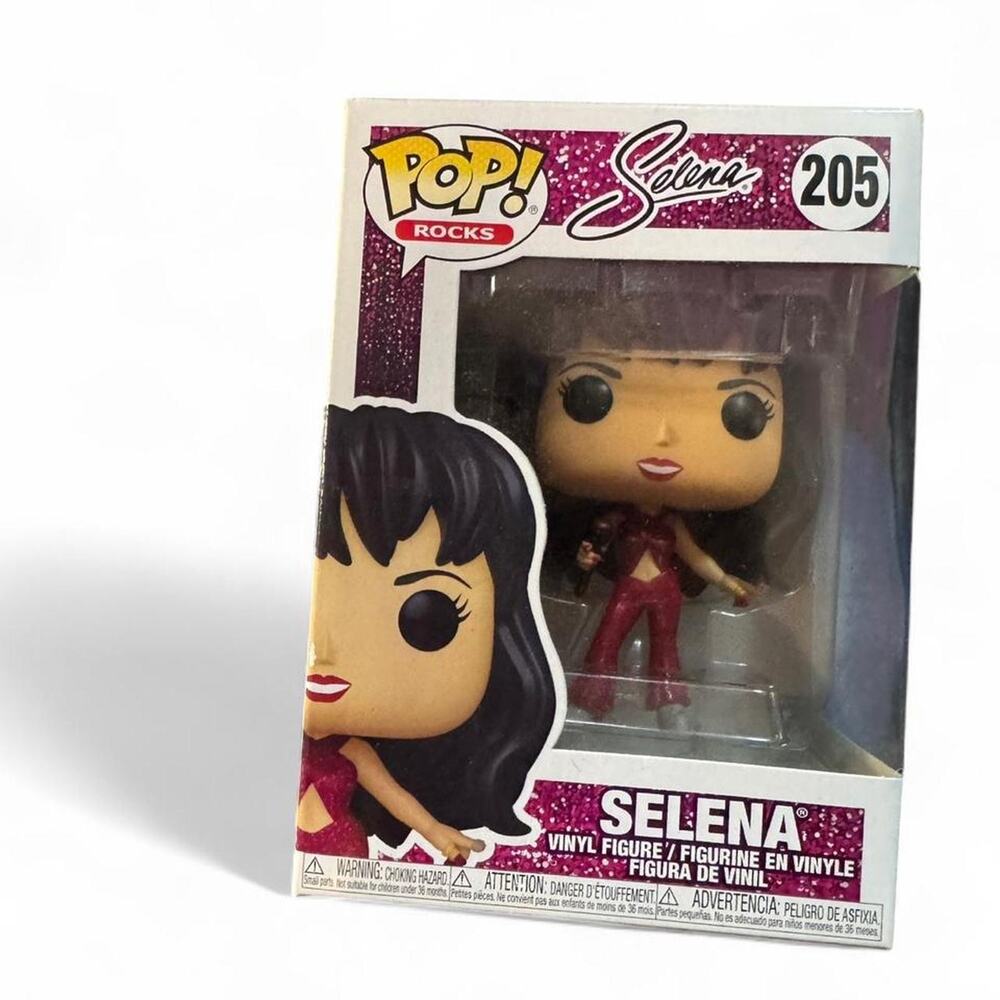 NWT Funko Pop! LIMITED EDITION #205 Selena (Burgundy Jumpsuit) — One Size - Picture 3 of 8